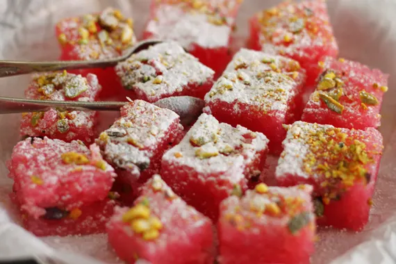 Pistachio and Rose Bombay Halwa - 64