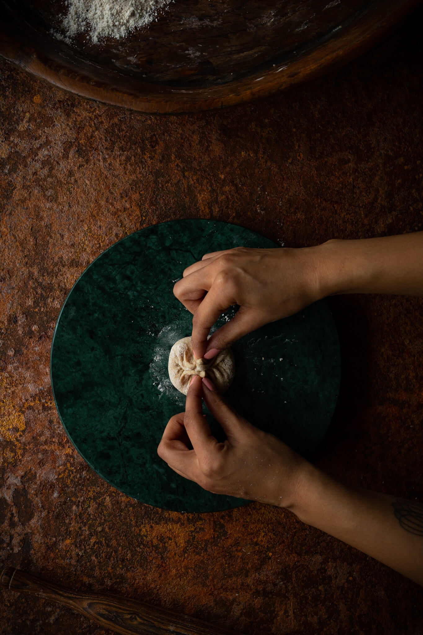 making perfect roti