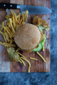 Vegan Fried Chick'n Burgers - Sanjana.Feasts - Seitan Recipes