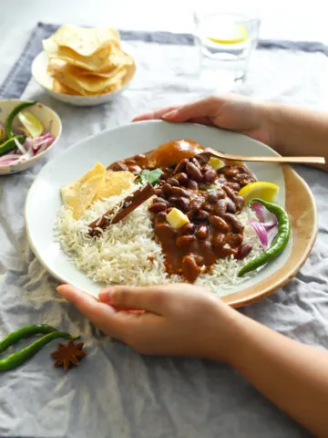 Beautiful Rajma-Chawal recipe - Indian cooking