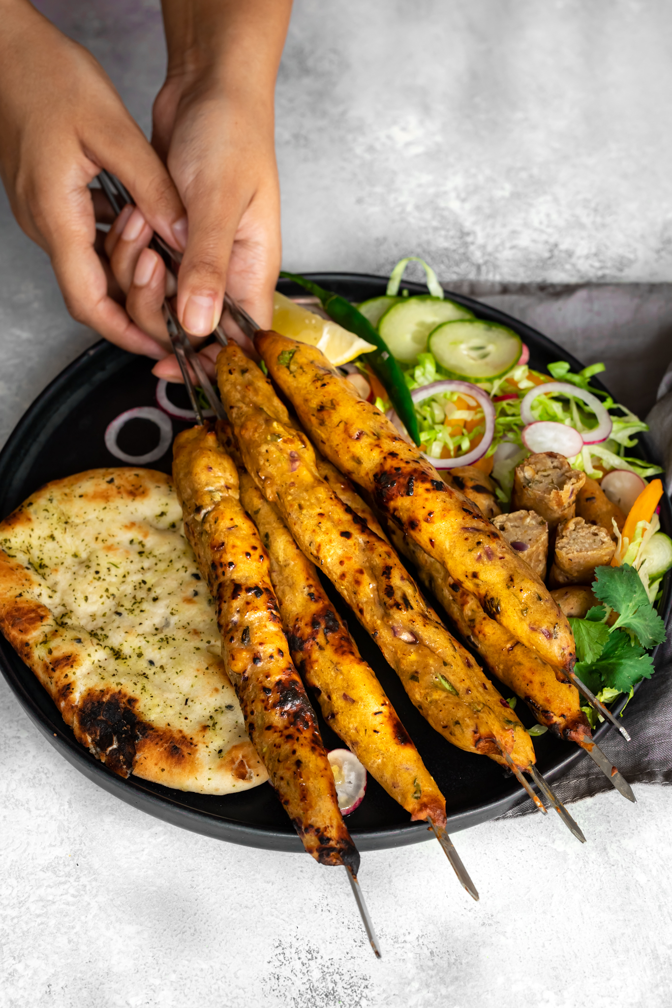 The Meatless Seekh Kebab - Sanjana.Feasts - Sharing Plates