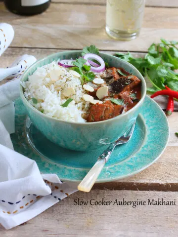 Slow-Cooker Aubergine Makhani