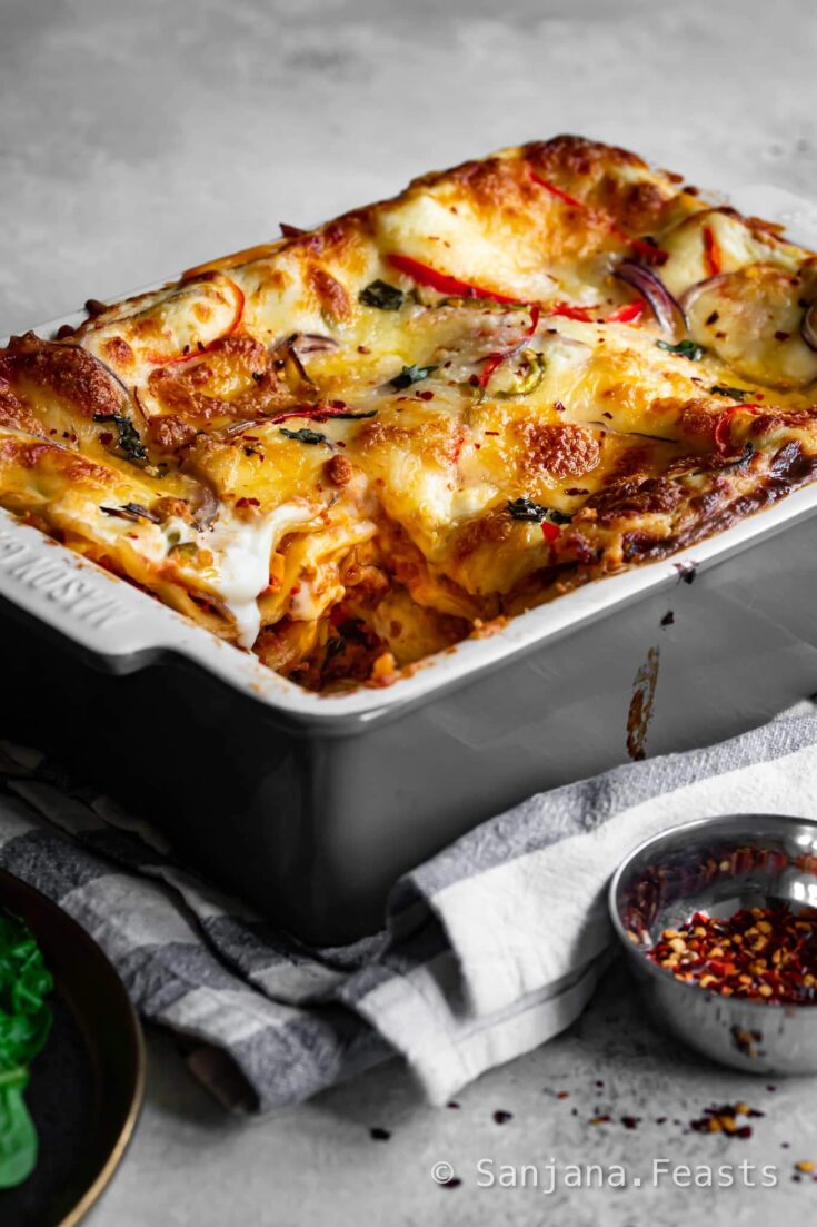 Roasted Vegetable & Mascarpone Lasagne