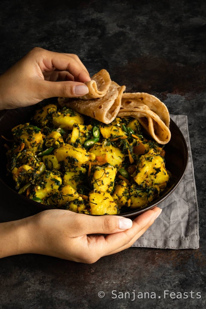 Aloo Methi side dish