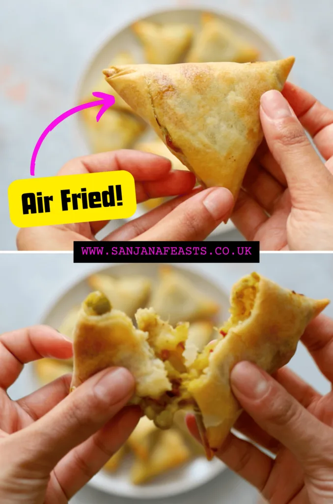 Punjabi Samosa Recipe [Also: How to Make Air Fryer Samosa!]