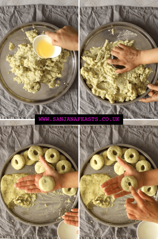 Garlic Butter Khichu (Papdi no Lot) - Sanjana.Feasts - Gujarati Cooking