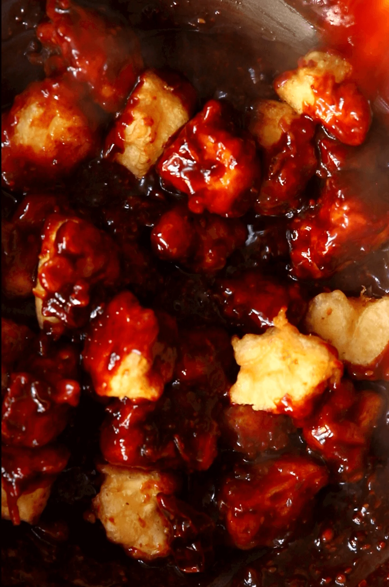 Crispy Coated Paneer Indo chinese recipe in wok