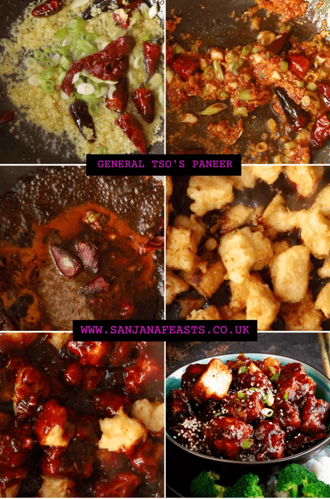 General Tso Paneer recipe crispy paneer