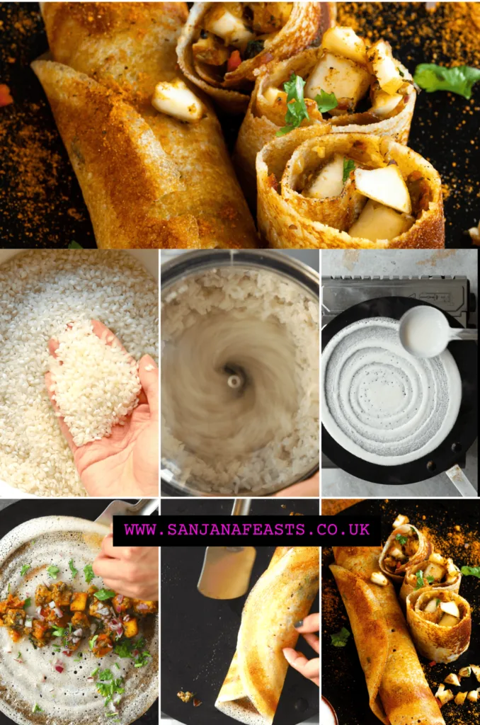 Recipe for Paneer Masala Dosa