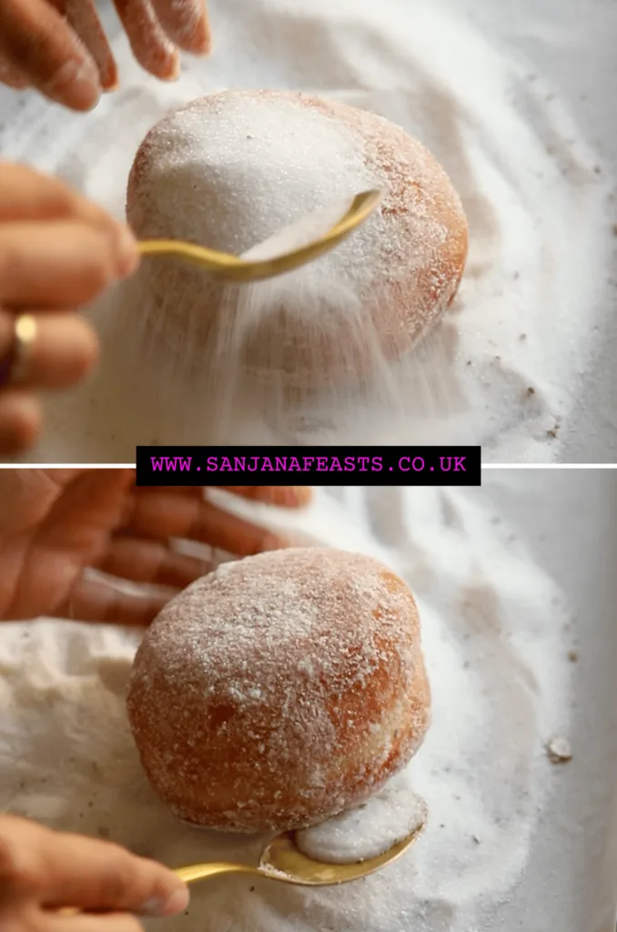 Easy Jam Doughnuts  Bakery Style    British Baking Recipes - 17