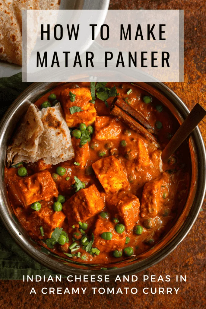 How to make matar paneer easy recipe for indian peas and cheese curry