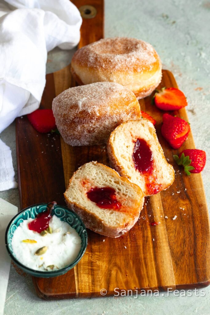 Easy Jam Doughnuts  Bakery Style    British Baking Recipes - 74