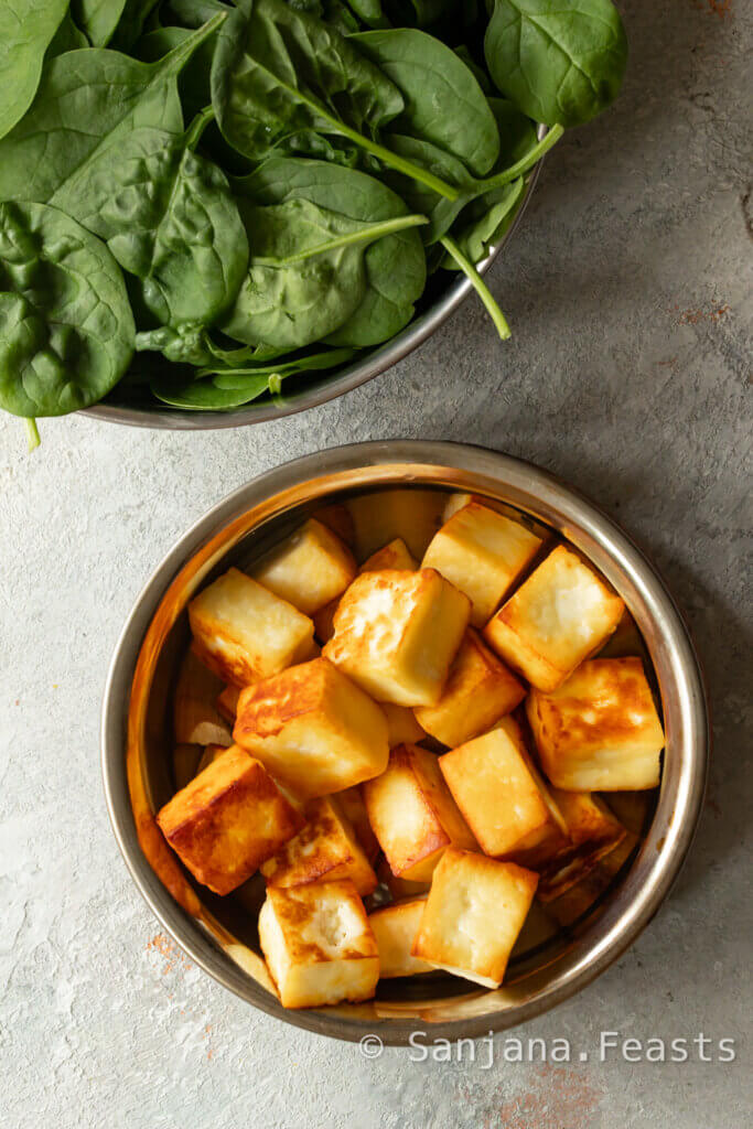 fried indian cheese