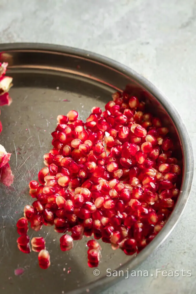 Pomegranate for Batata Vada