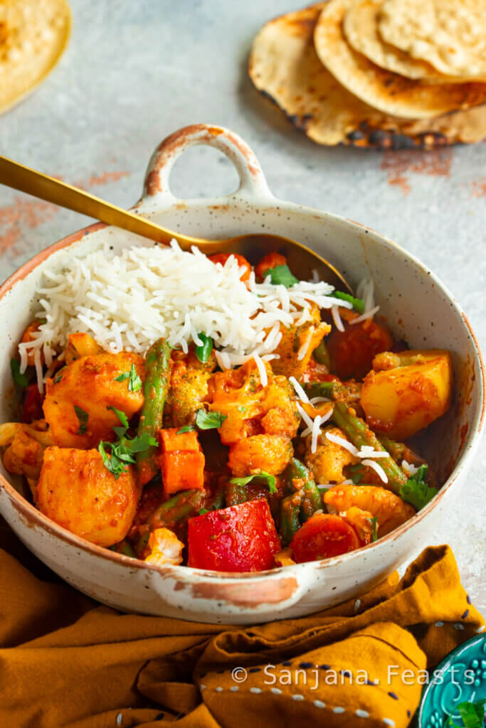 vegetarian curry indian